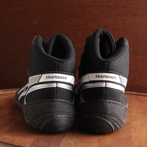 Asics Wrestling Shoes Mens SZ 11.5 Wide Black Snapdown 4 Athletic Sports Boxing - Picture 5 of 14